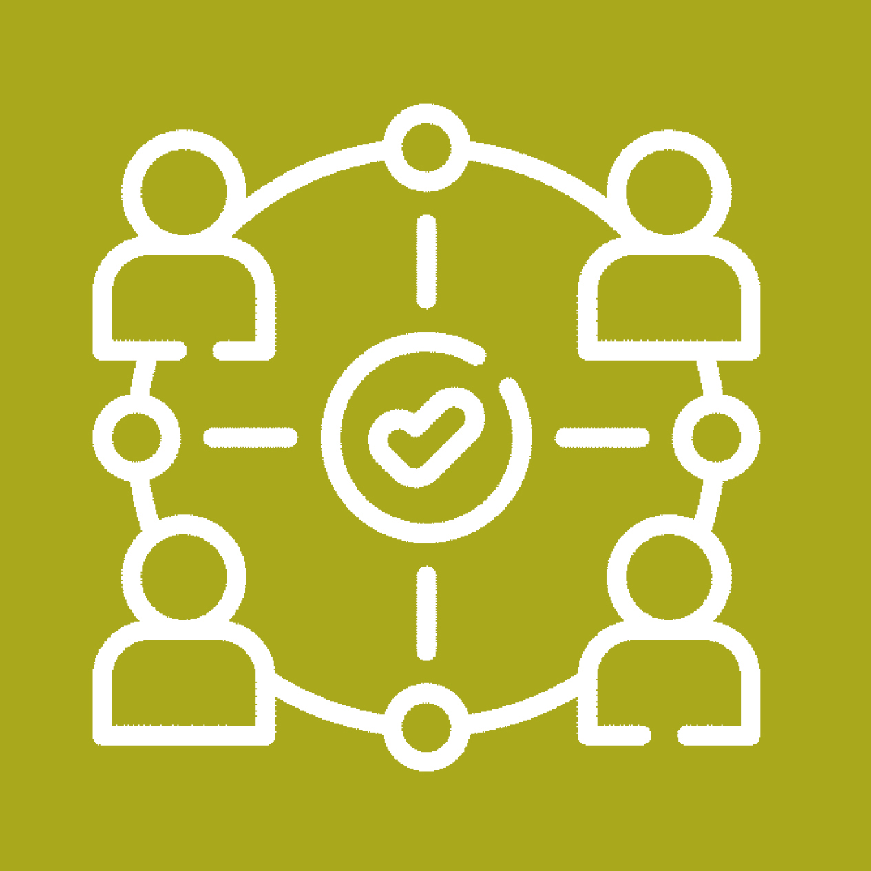 icono representativo de participación y comunidad