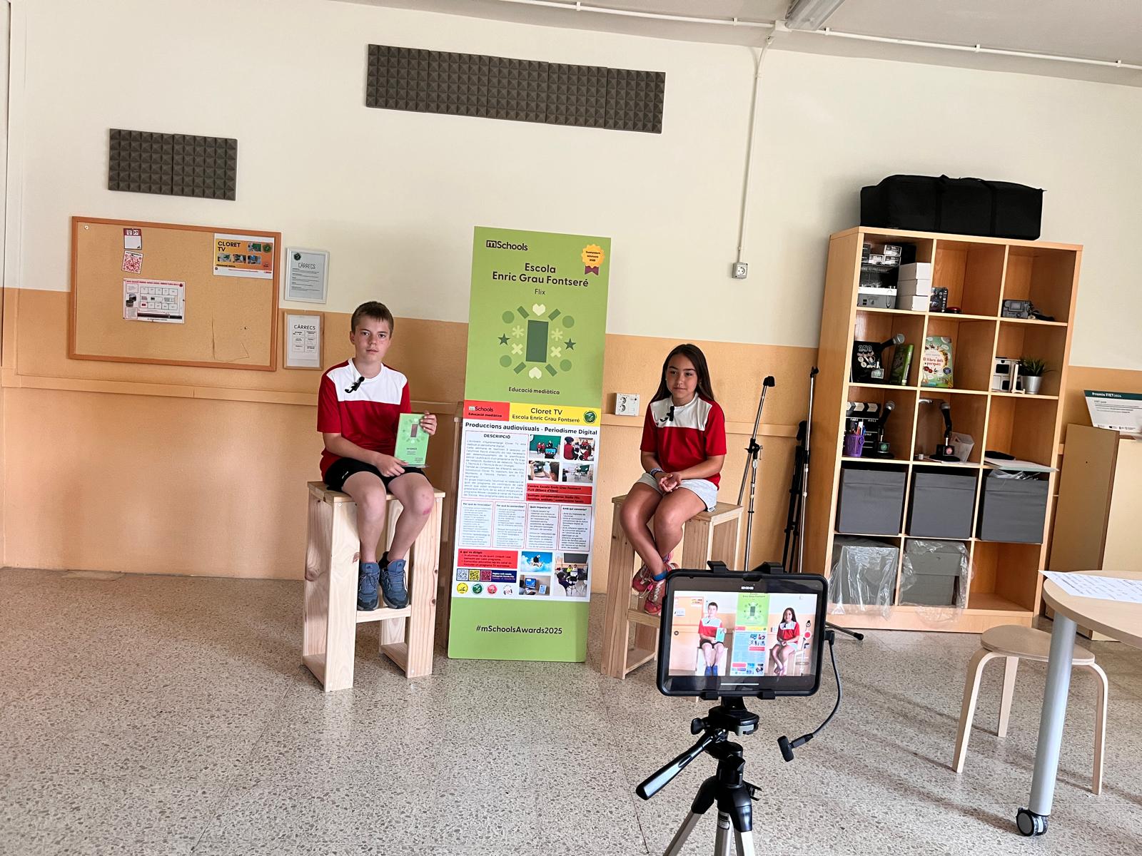 Grabación de una noticia